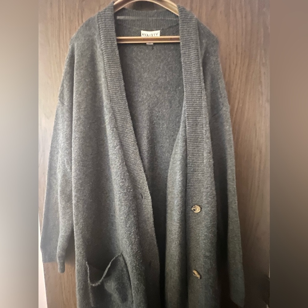 LIKE NEW Ava & Viv Plus Size Cardigan